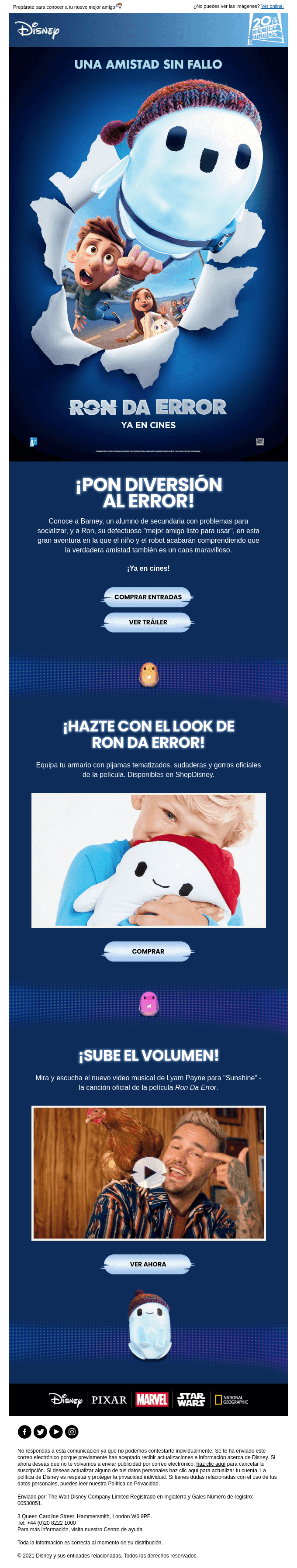 Ron's Gone Wrong, now in theaters!