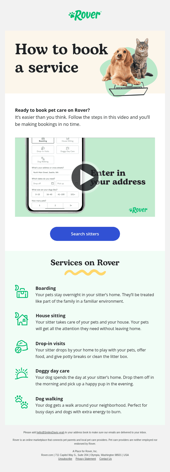 It’s easy to book pet care on Rover—see how!