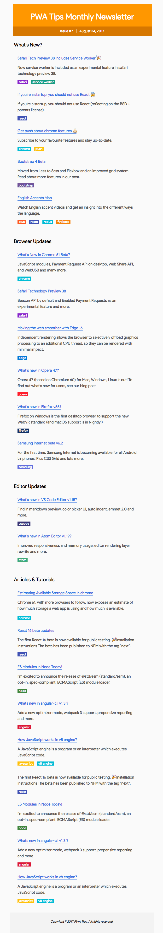 Safari Tech Preview 38 includes Service Worker 🎉 and many more exciting updates 📡