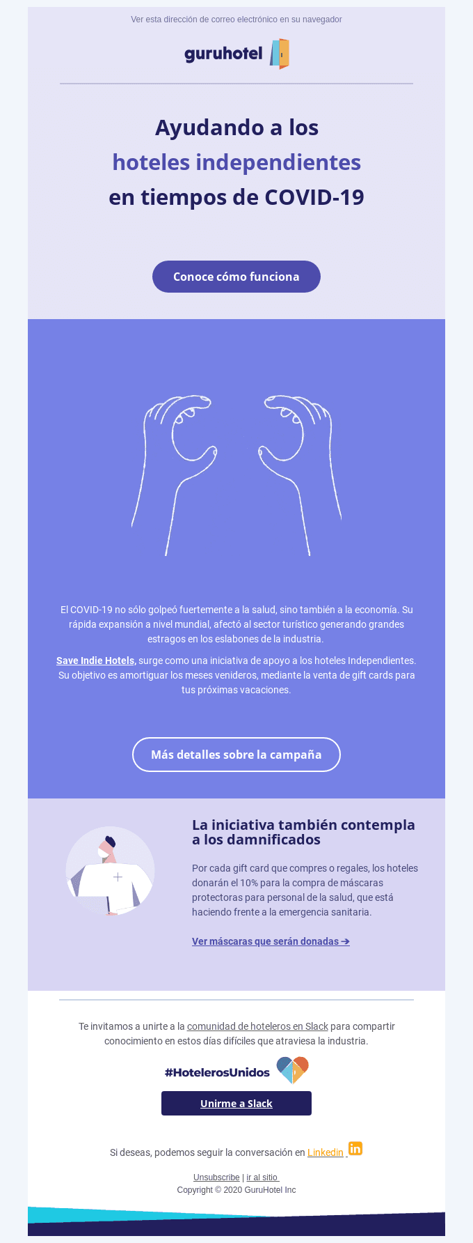 Salvemos a los hoteles independientes a través de esta iniciativa 💓