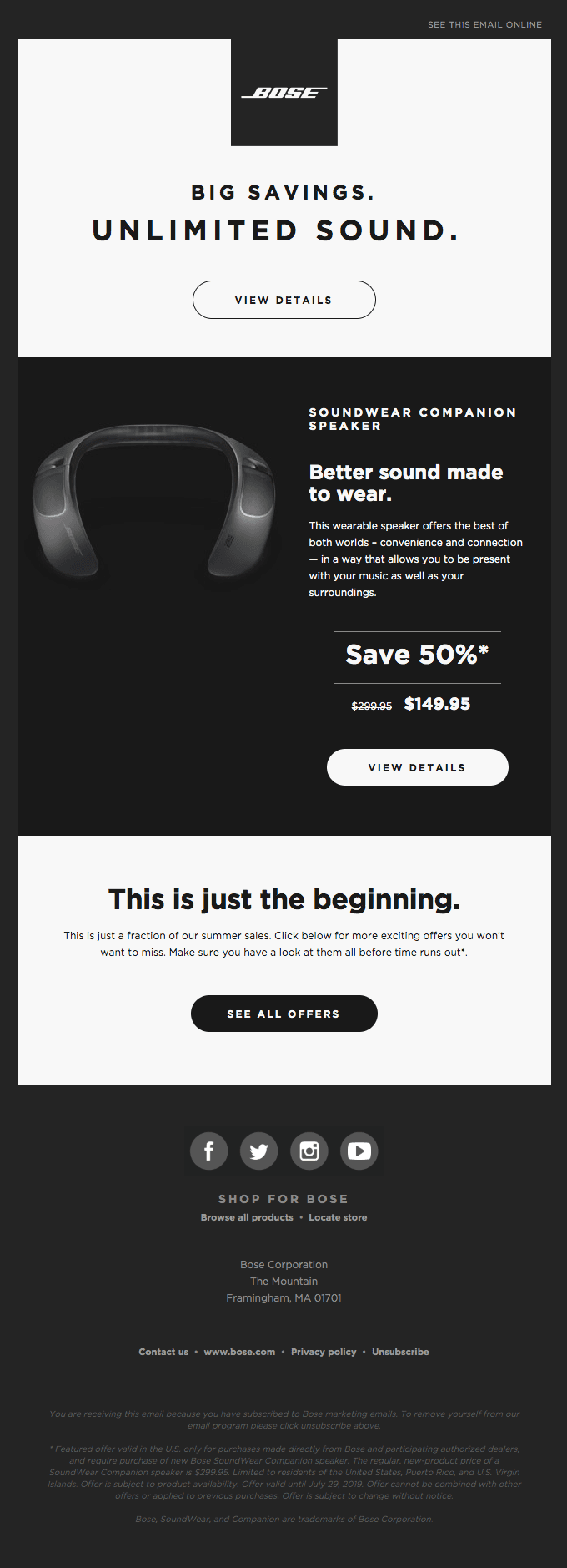 Save 50% on our first wearable speaker | SoundWear Companion