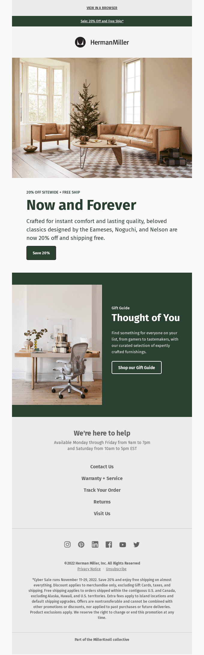 Save big on Eames, Noguchi, Nelson
