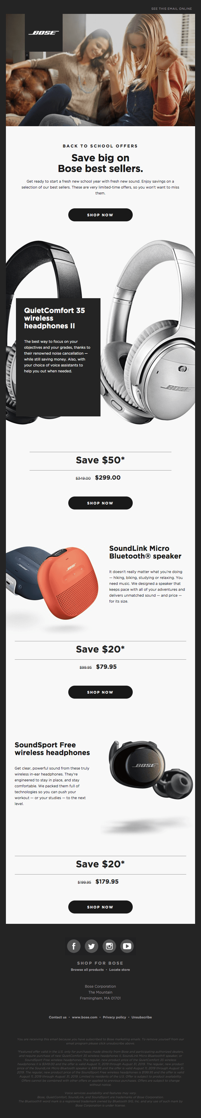 Save big on headphones and speakers for back to school season