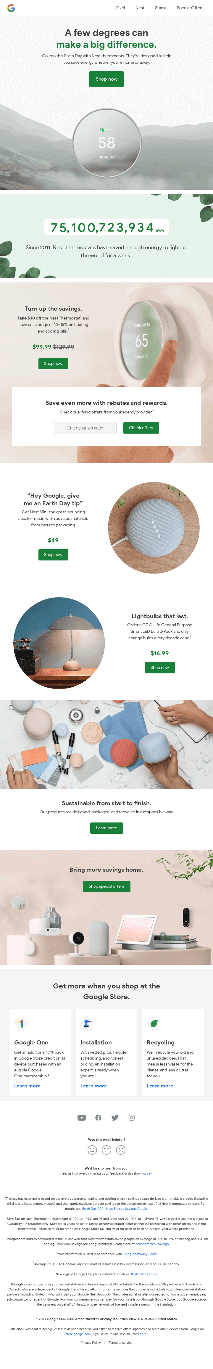 Save energy (and money) this Earth Day