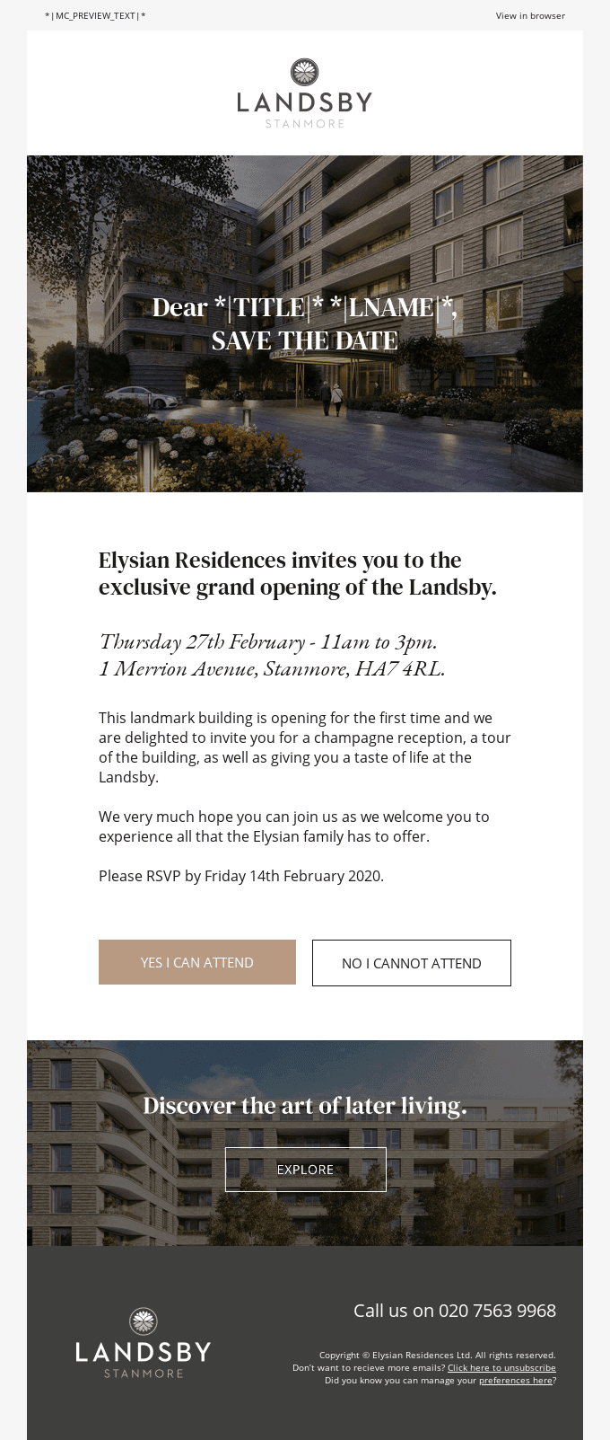 Save the date: Exclusive grand opening of the Landsby