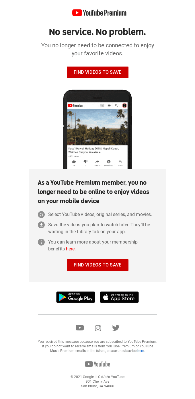Save videos and access them anywhere
