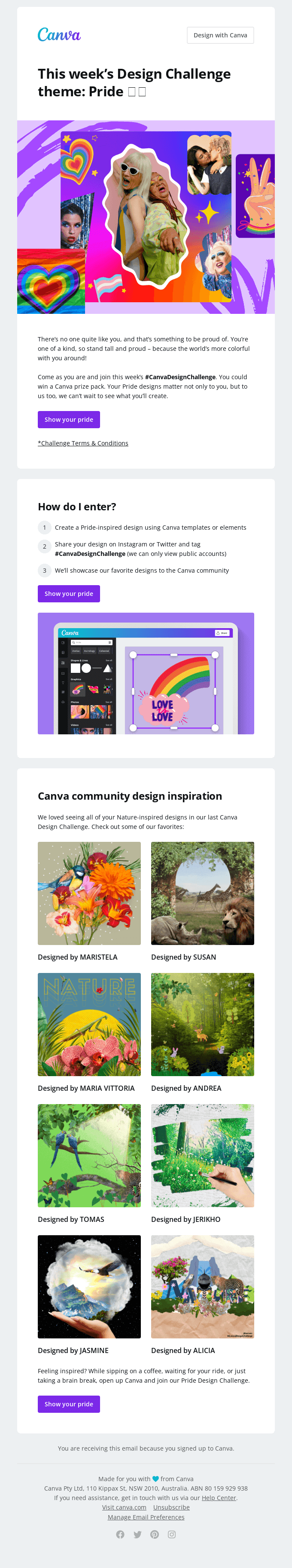 Say it loud, say it proud 🏳️🌈 #CanvaDesignChallenge