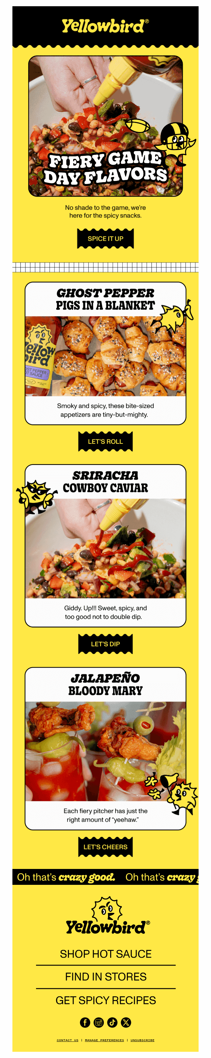 Score big with these spicy snacks 🌶️