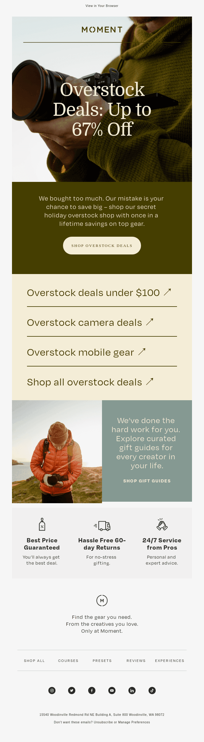 Secret Overstock Deals: Up to 67% Off