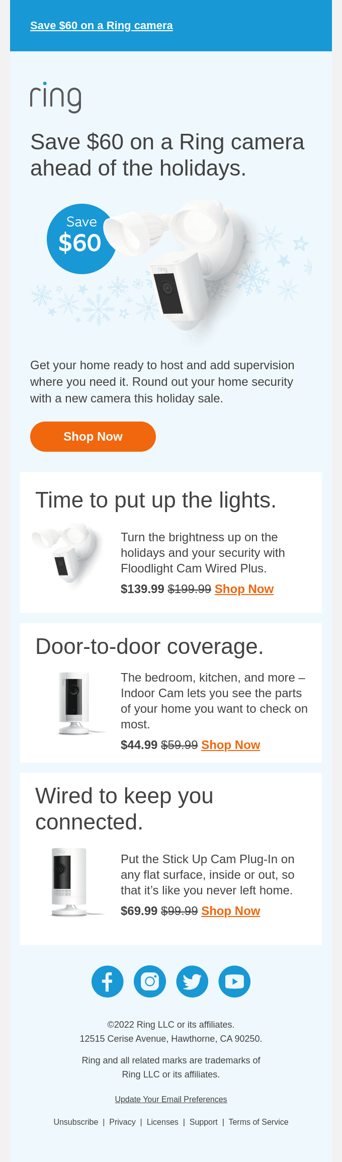 Security Cam Deals to Welcome the Holidays