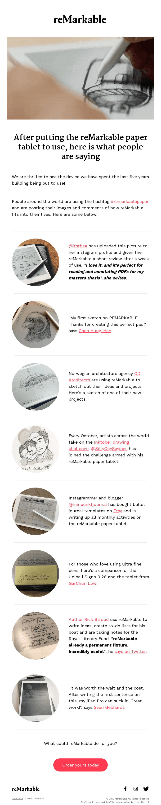 See how our customers are using the reMarkable paper tablet