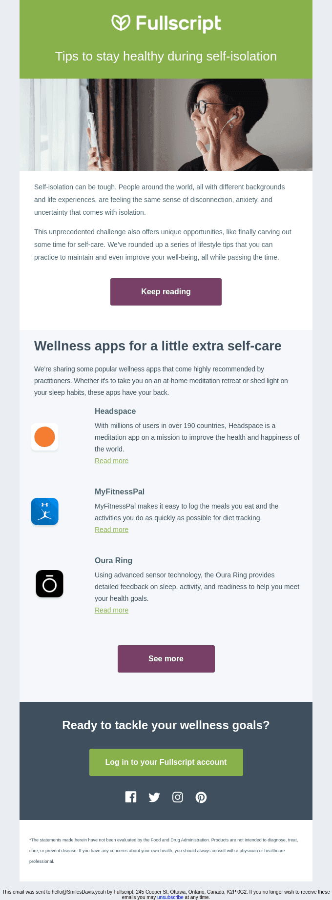 Self-care tips to practice during self-isolation