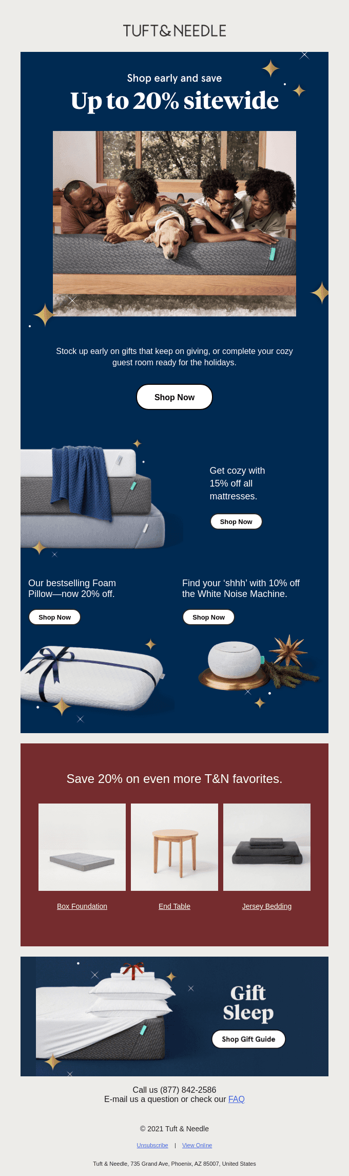 Shop early and save on holiday deals.