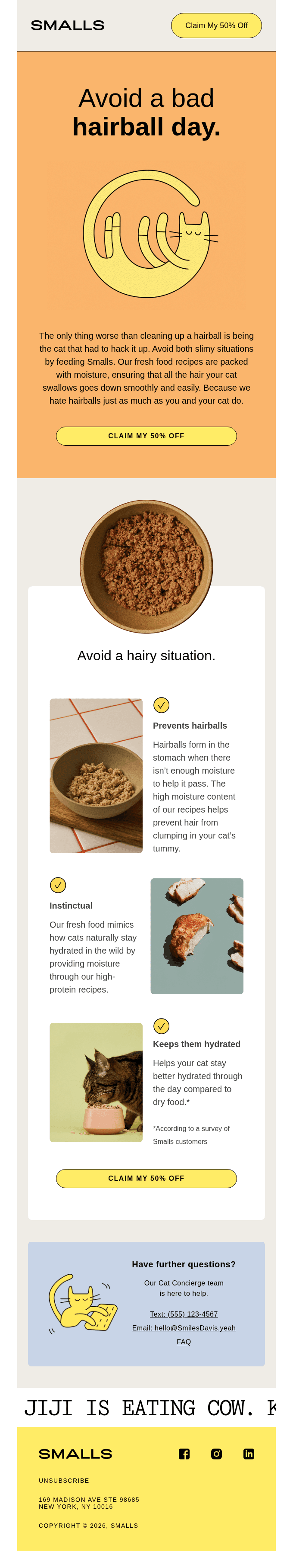 No one likes hairballs. Especially not your cat.