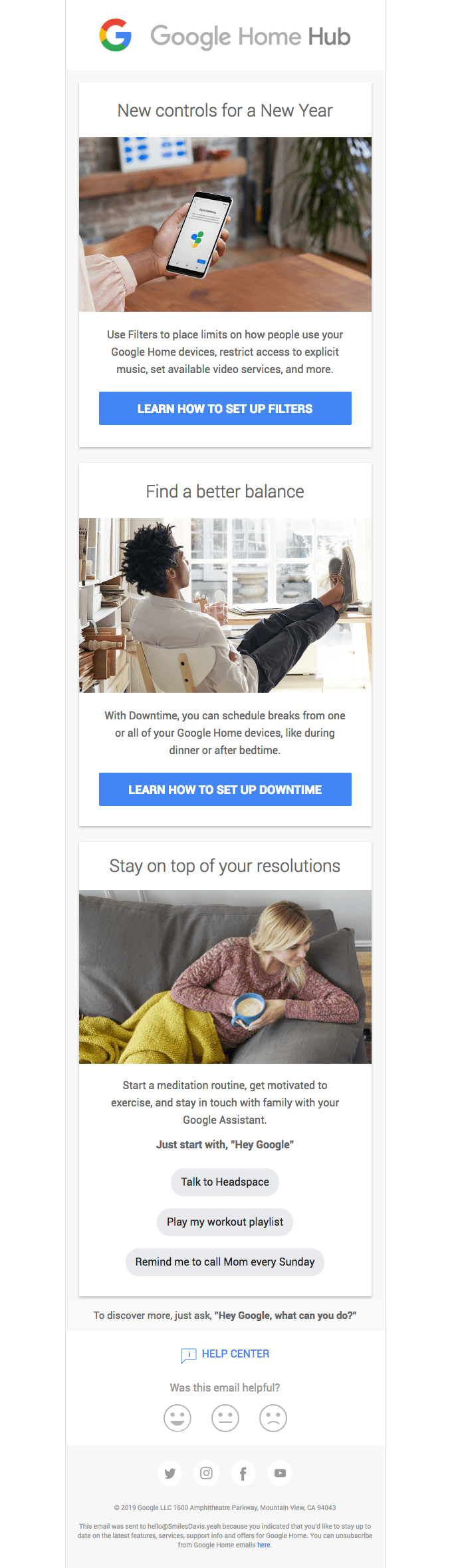 Smiles Davis, balance your digital life this New Year