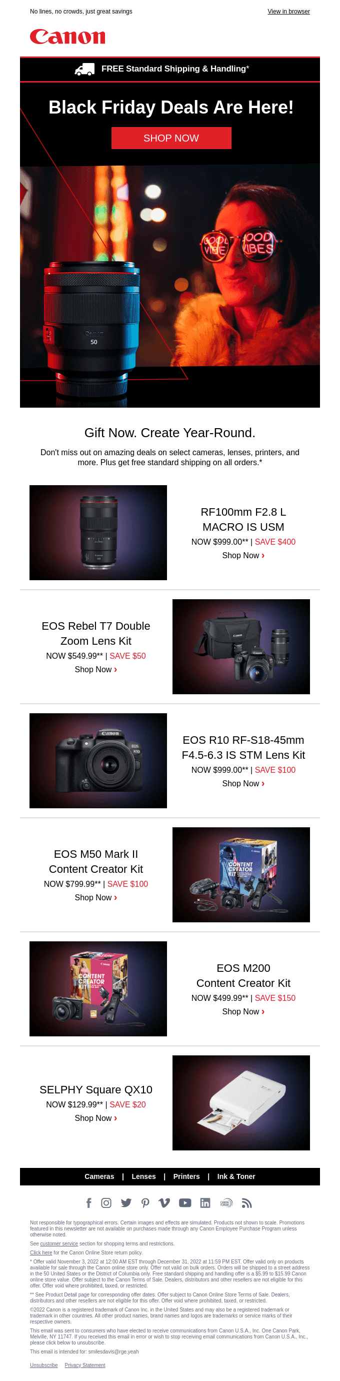 Smiles Davis, Be Thankful for Black Friday Deals