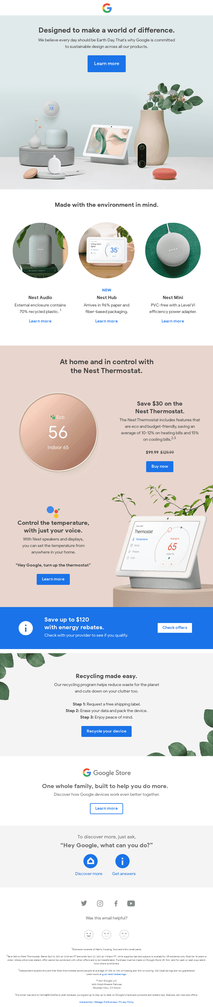 Smiles Davis, discover how we design to reduce impact