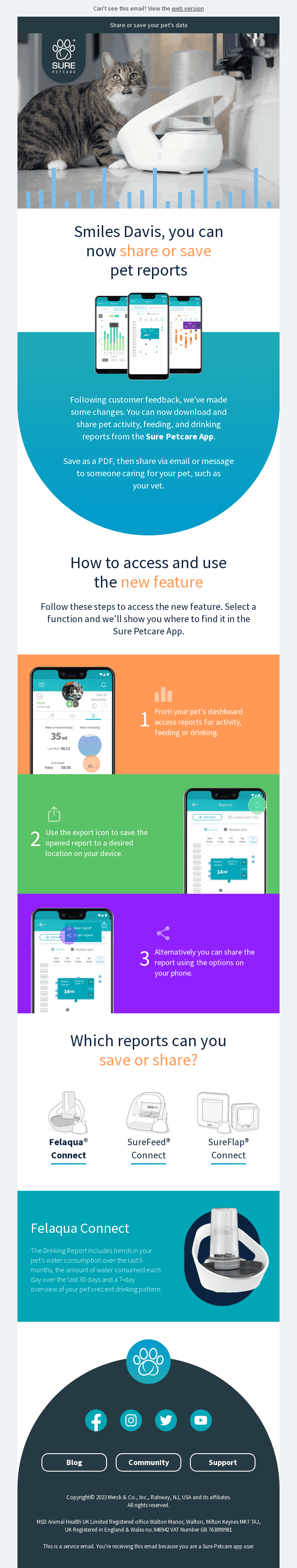 Smiles Davis, discover our new App feature