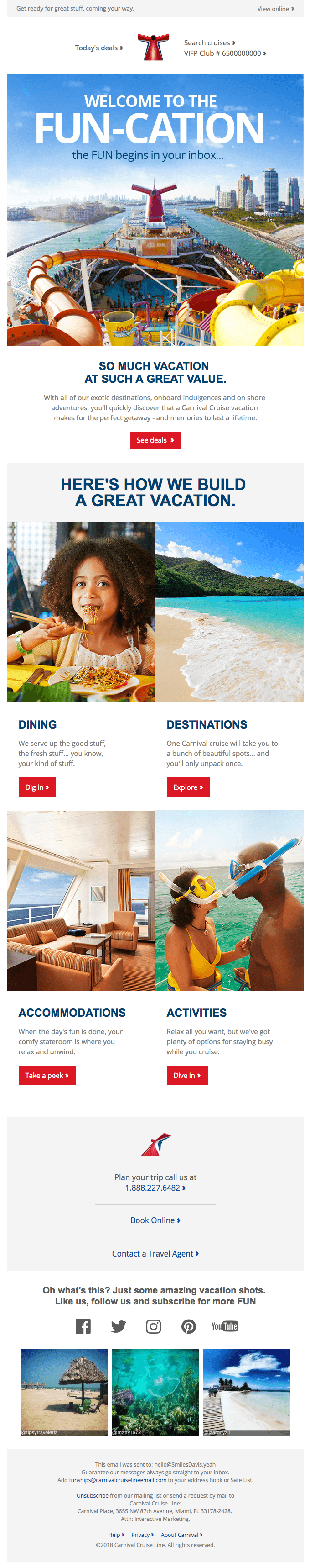 🛳️ Smiles Davis, the fun’s just begun!
