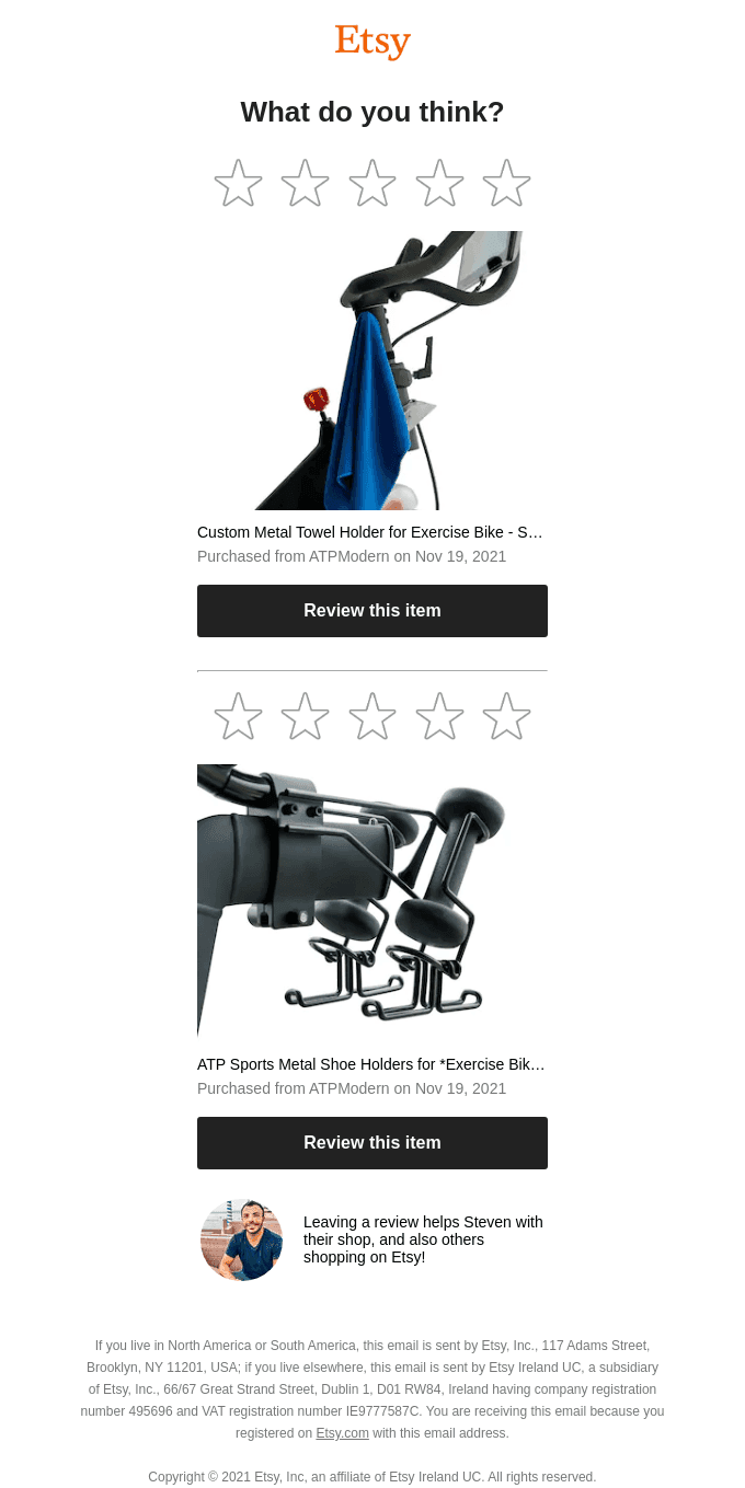 Smiles Davis, you have new items to review.