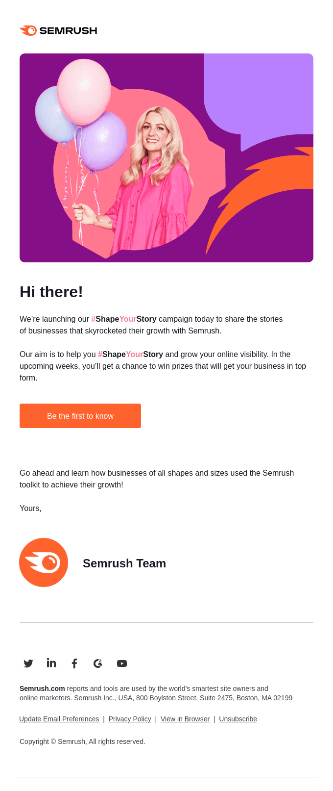 Something big is coming your way!