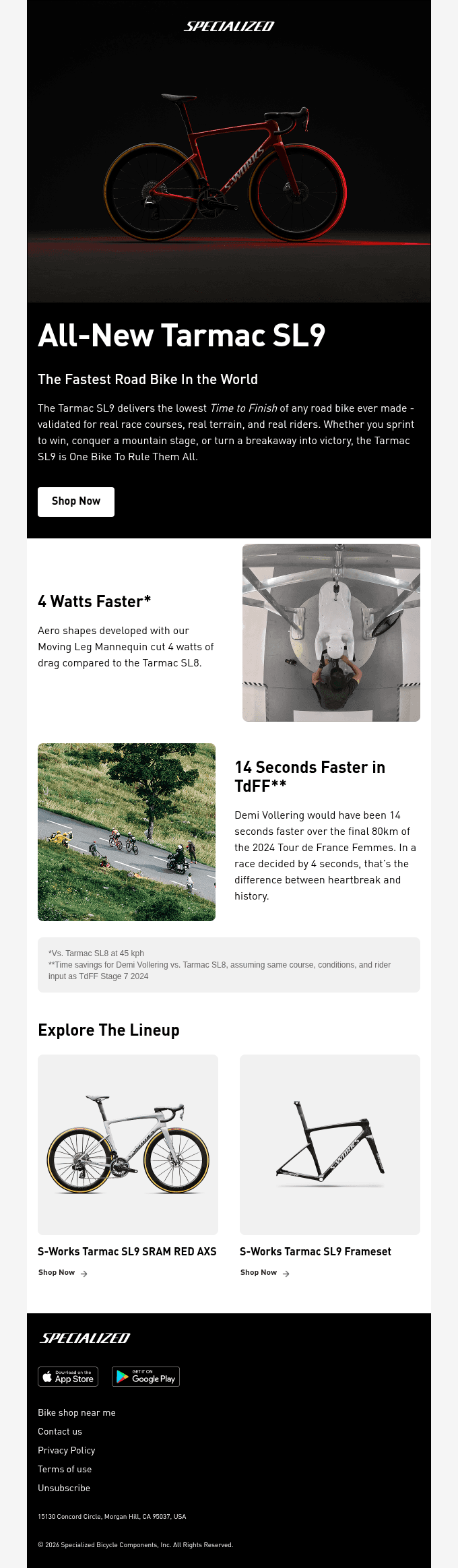 Tarmac SL9 - Fastest Road Bike In the World