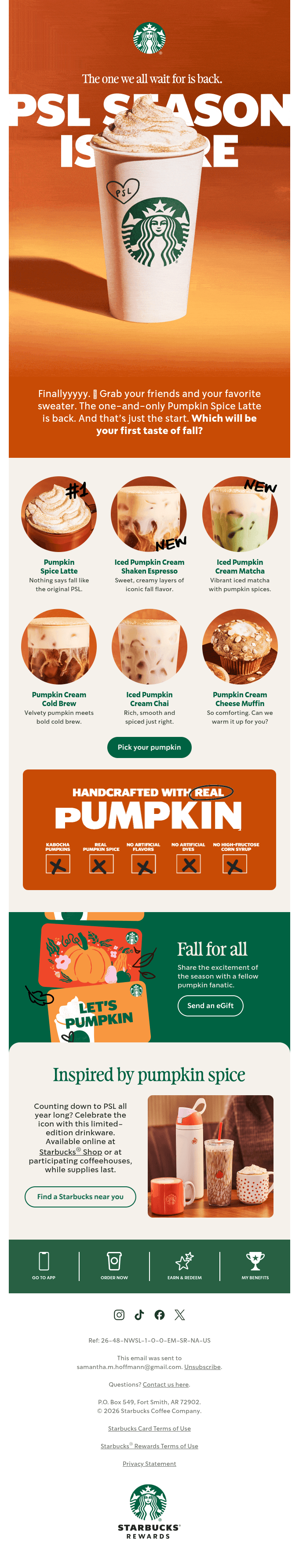 The Pumpkin Spice Latte is finally back