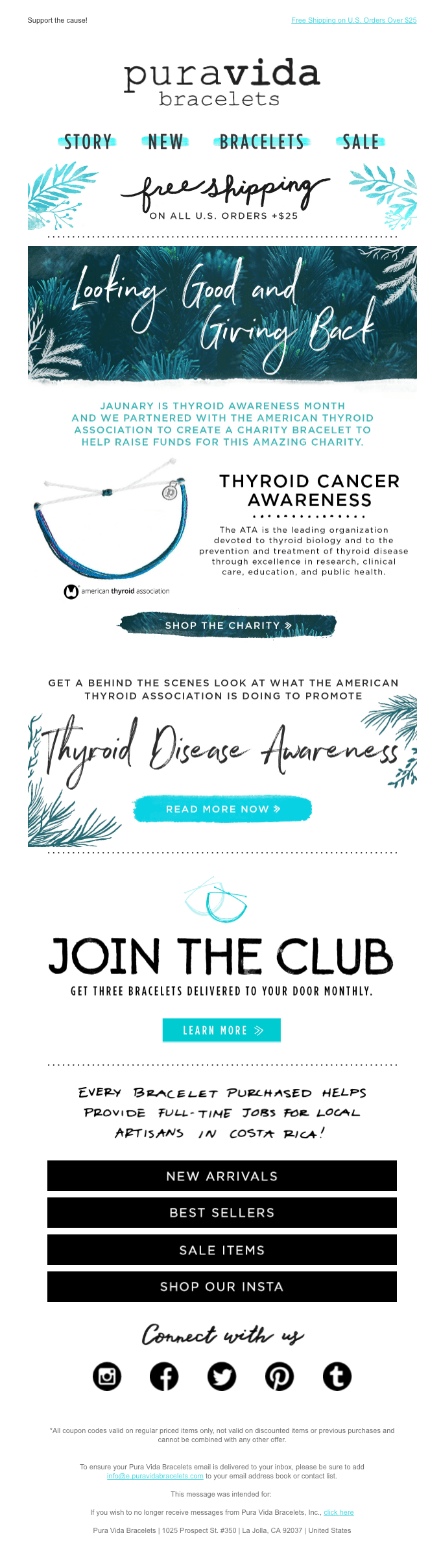 Start the year off by giving back…