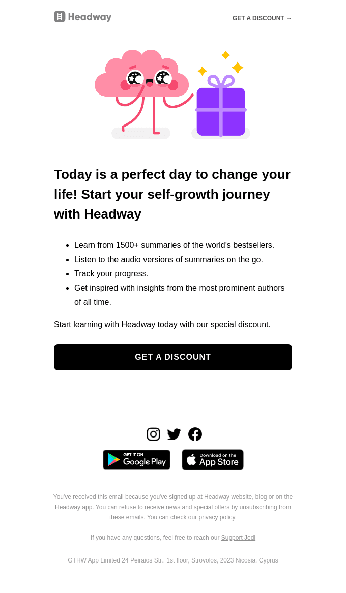 ⭐️ Start your self-growth with a special discount!