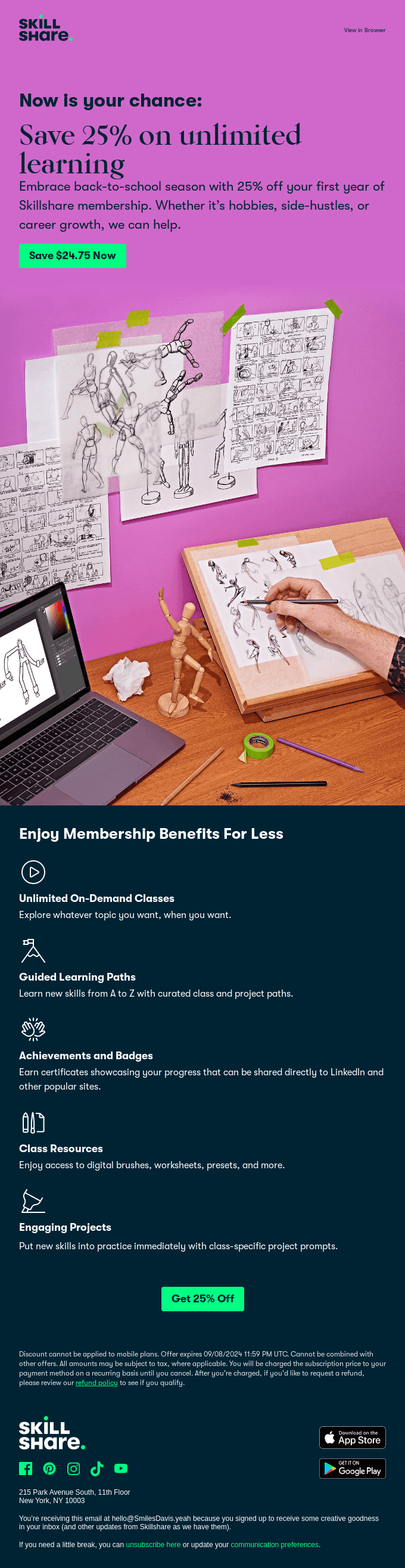Start Your Year of Growth With 25% Off