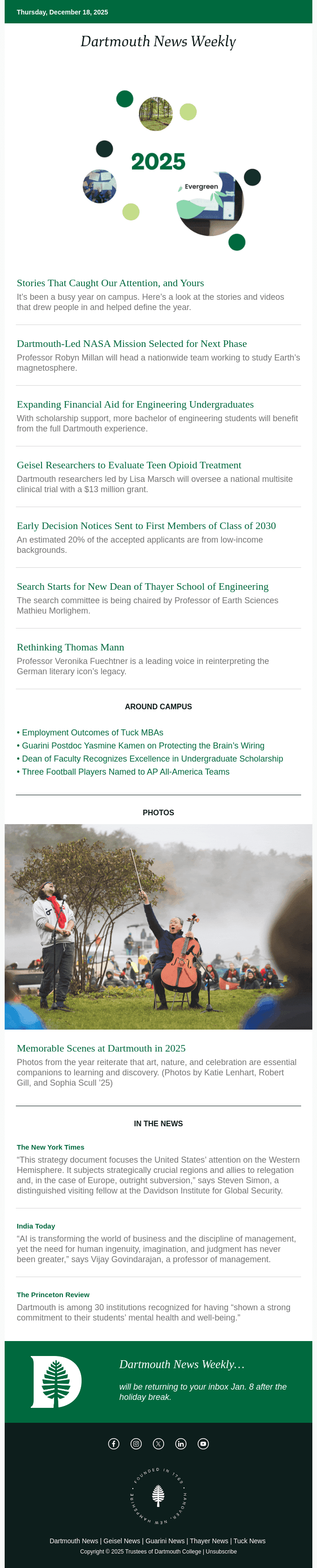 Stories that caught our attention, and yours