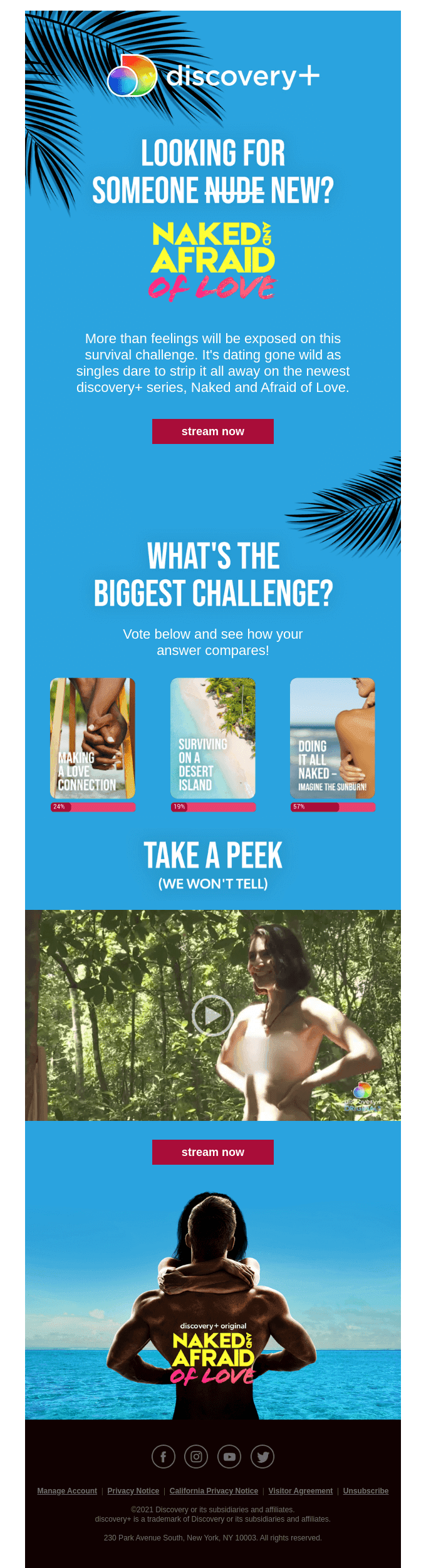 Streaming Now: Naked and Afraid of Love
