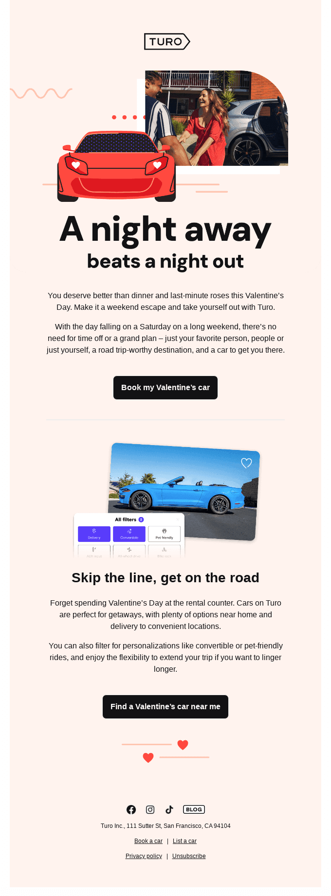 Swap dinner for discovery this Valentine’s Day