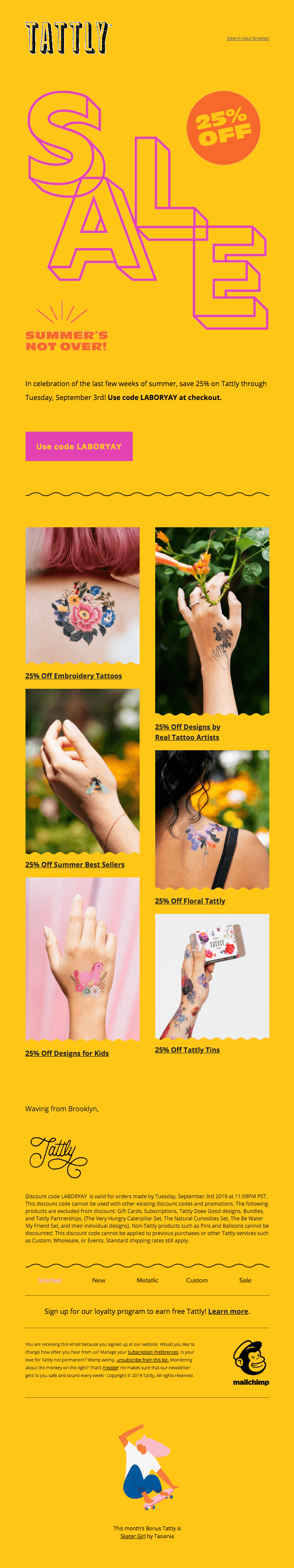 Take 25% off Tattly through Tuesday!