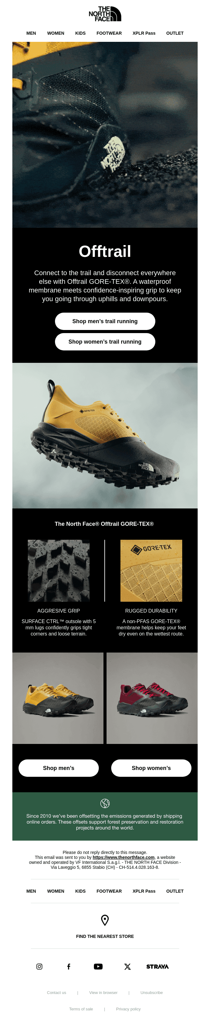 Take on any weather with Offtrail GORE-TEX® Shoes