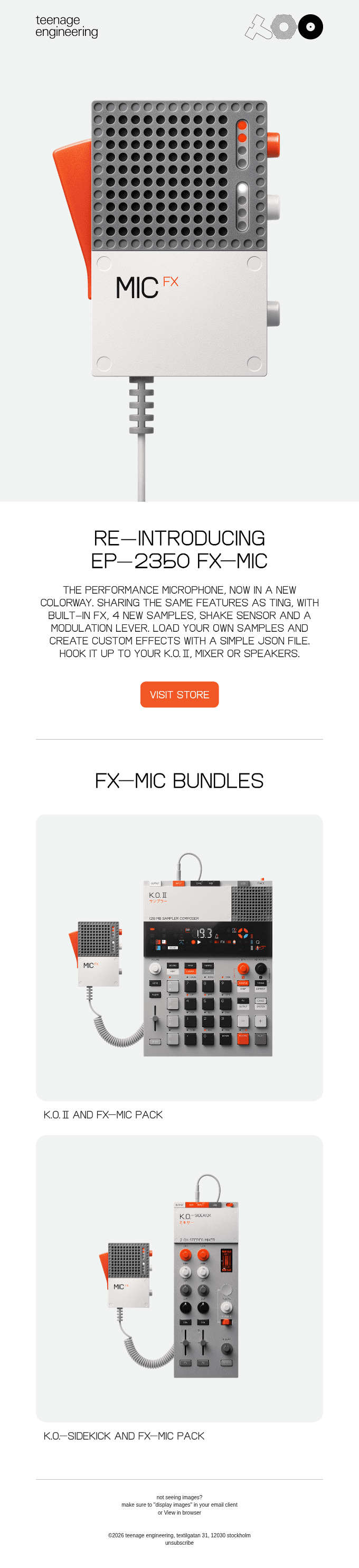 re–introducing EP–2350 FX–MIC