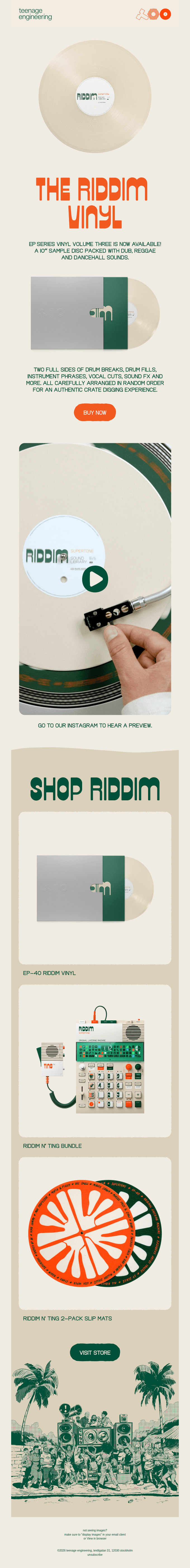 EP–40 riddim vinyl