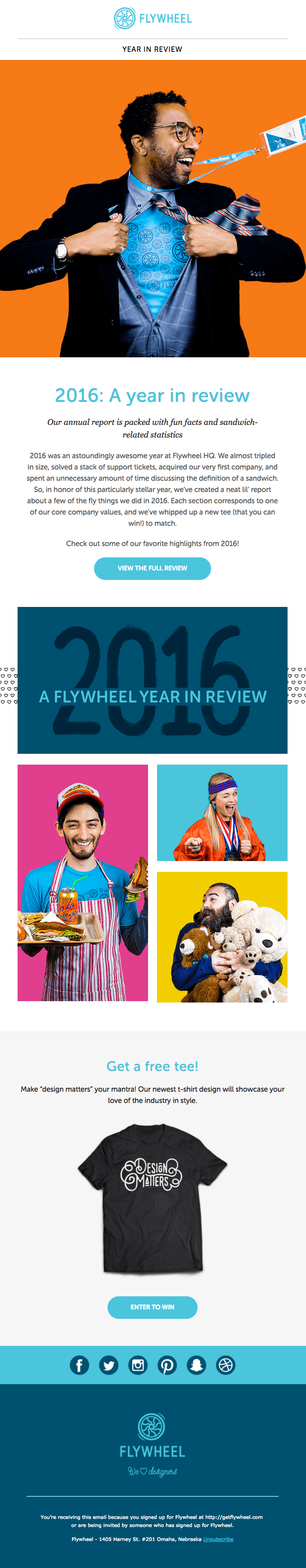 Thanks for a super fly 2016! Our annual report + free tees