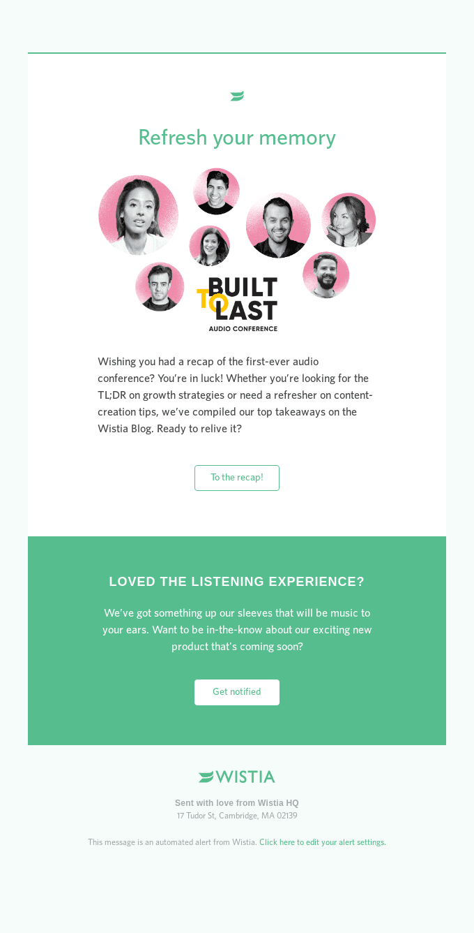 Thanks for listening to Built to Last 🎧