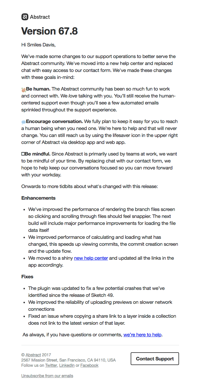 🎉Thanks for updating Abstract version 67.8!
