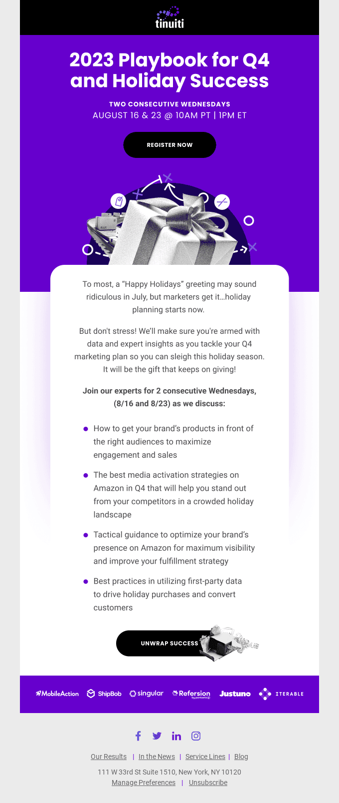 The 2023 Playbook for Q4 and Holiday Success