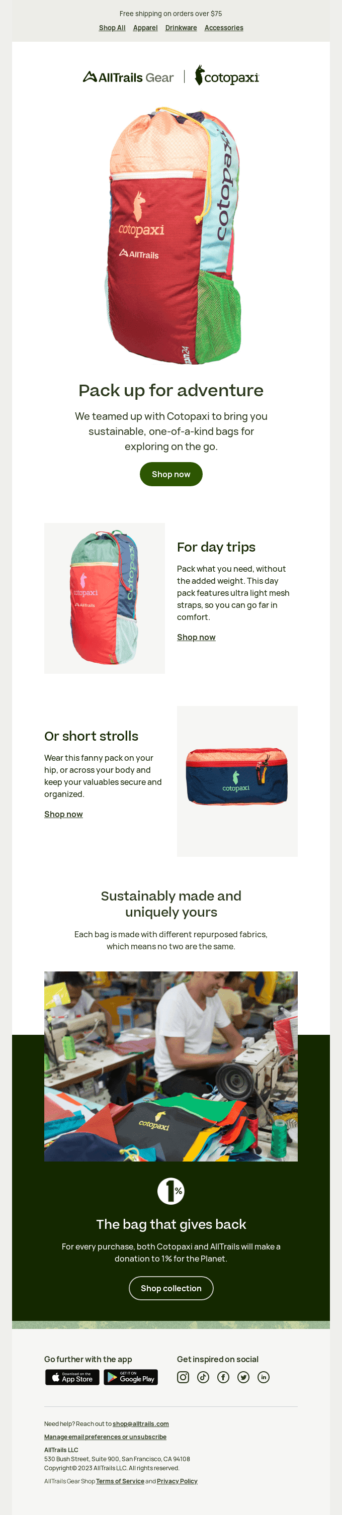 The AllTrails × Cotopaxi Collection is here!