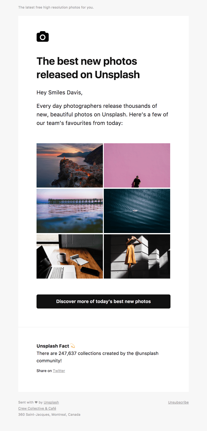 The best new high-res photos from Unsplash