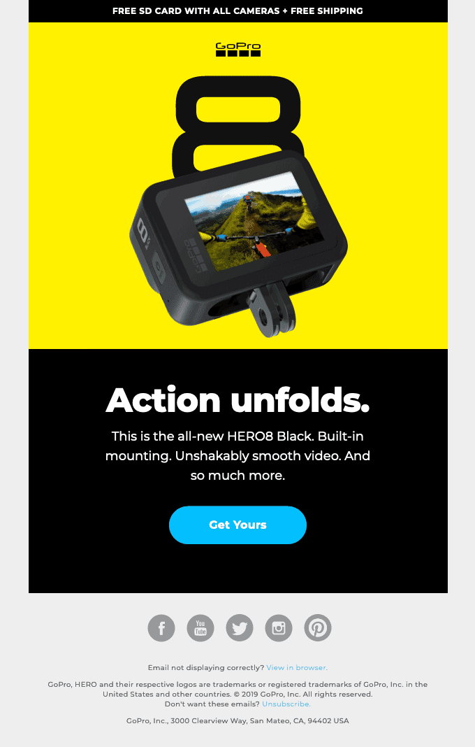 The bold new HERO8 Black is here.