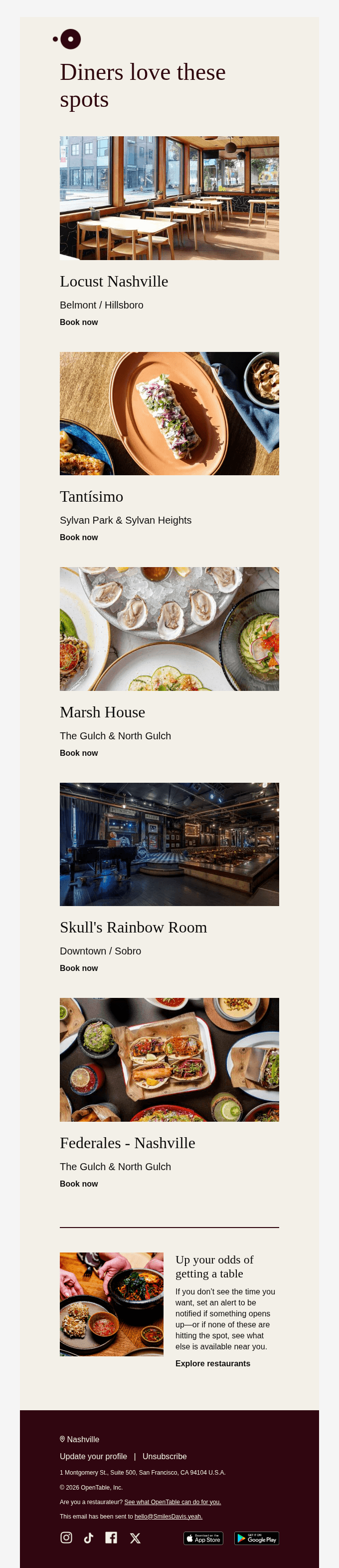The Edit: this month’s restaurant picks