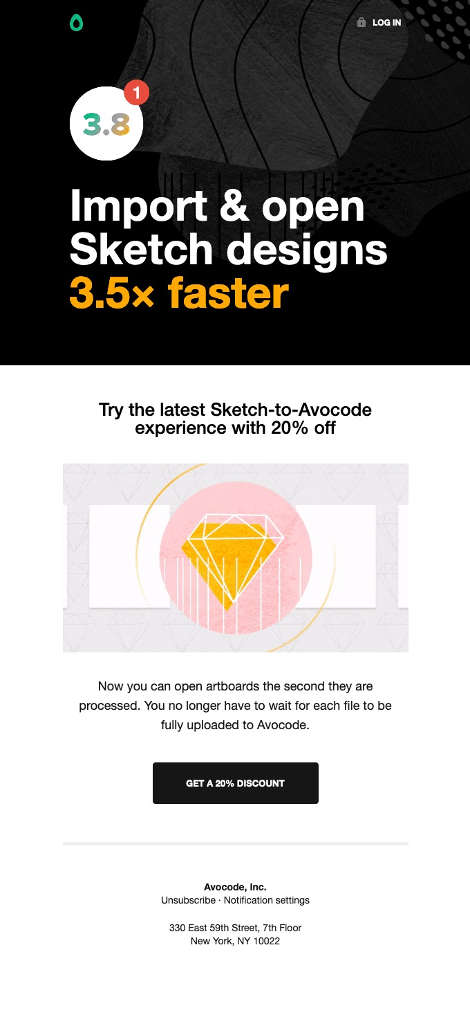 The fastest Sketch-Avocode import yet!