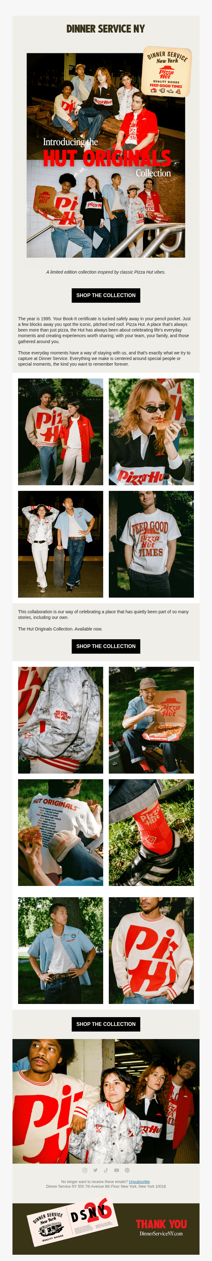 The Hut Originals™ Collection. Available now.