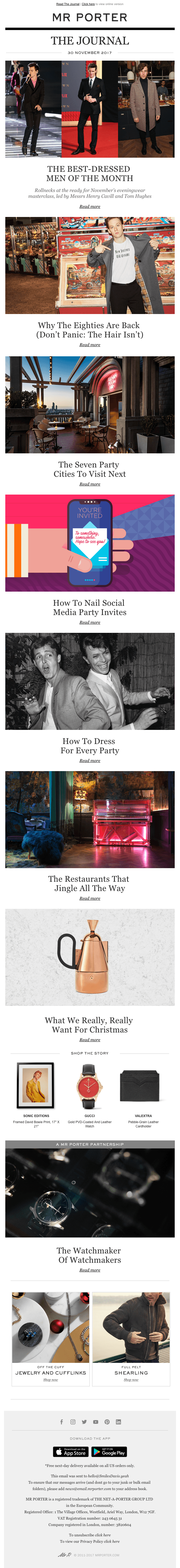 THE JOURNAL: The Month’s Best Dressed and Why You Should Try Some 1980s Style (Seriously)