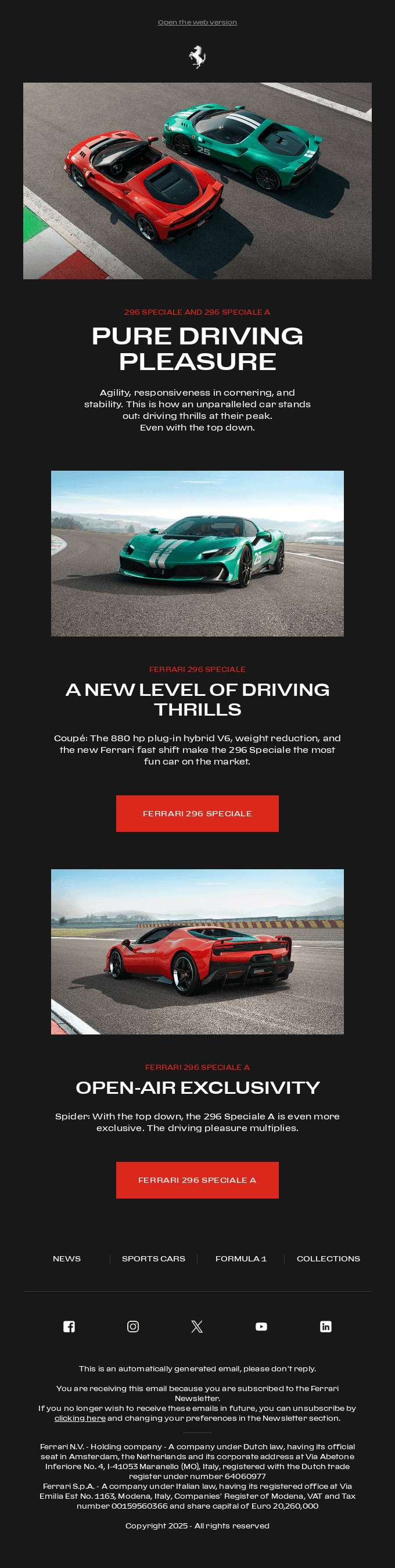 The new 296 Speciale and 296 Speciale A are here