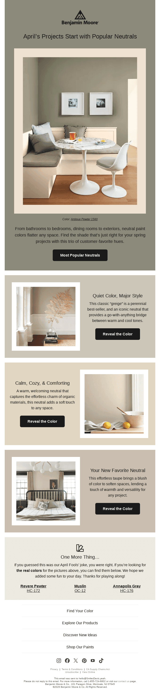The Perfect Neutrals for Your April Projects